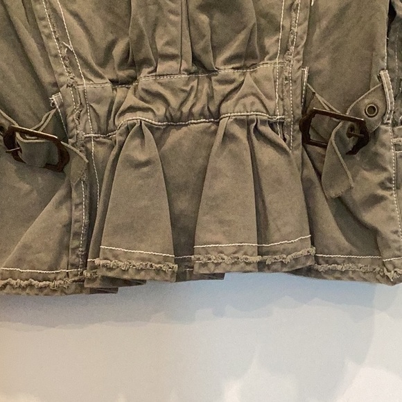 NWOT 22 Olive Green 100% Cotton twill military jacket in size M. - Picture 6 of 7